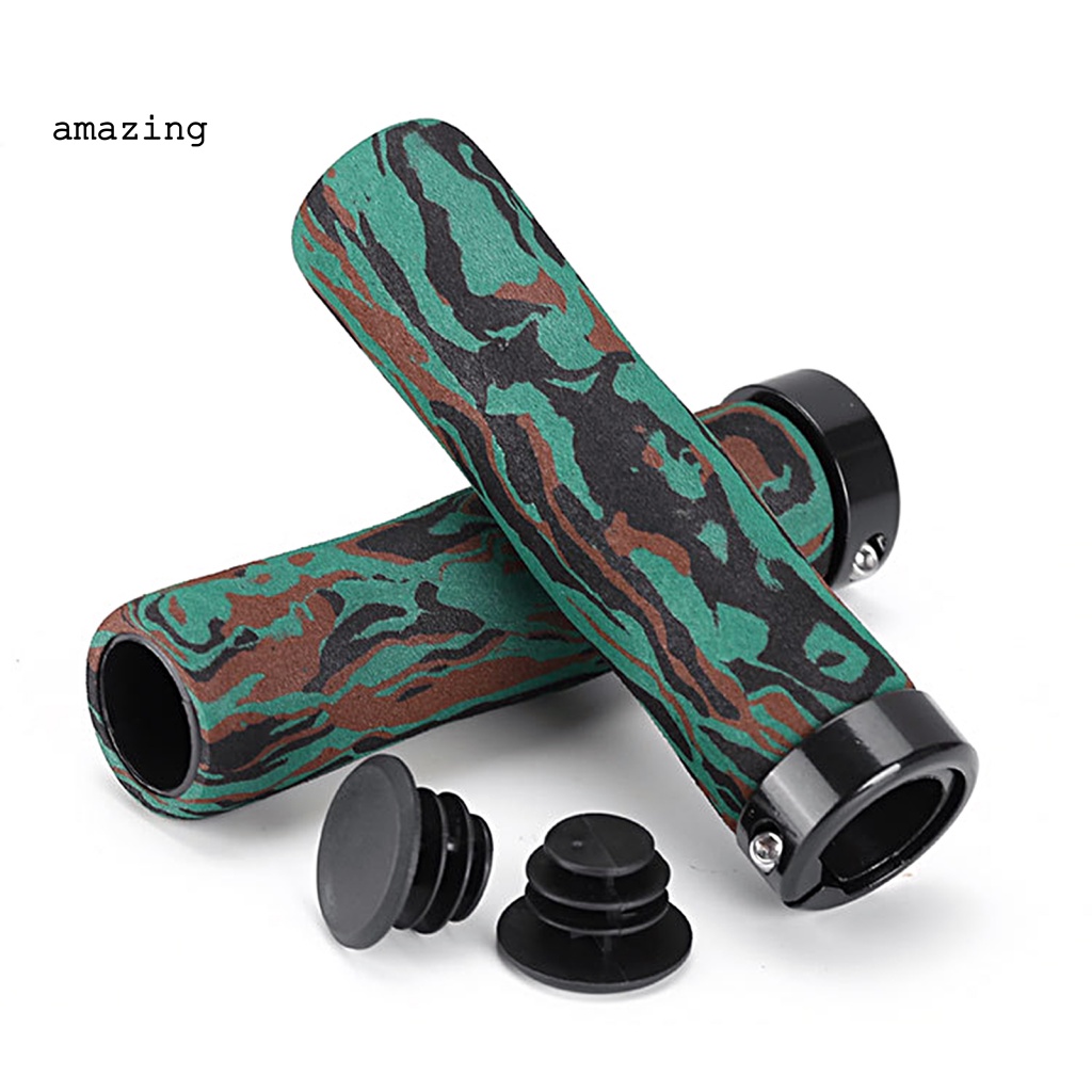 Set 2 Vỏ Bọc Tay Lái Xe Đạp Họa Tiết Rằn Ri Hấp Thụ Sốc