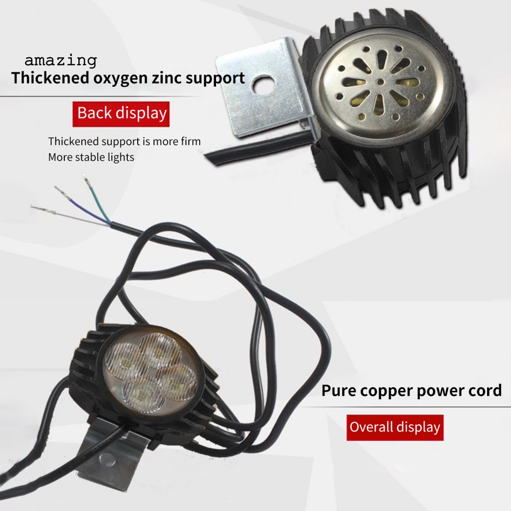 Đèn Pha Xe Đạp E-bike Không Thấm Nước Có Âm Thanh Lớn