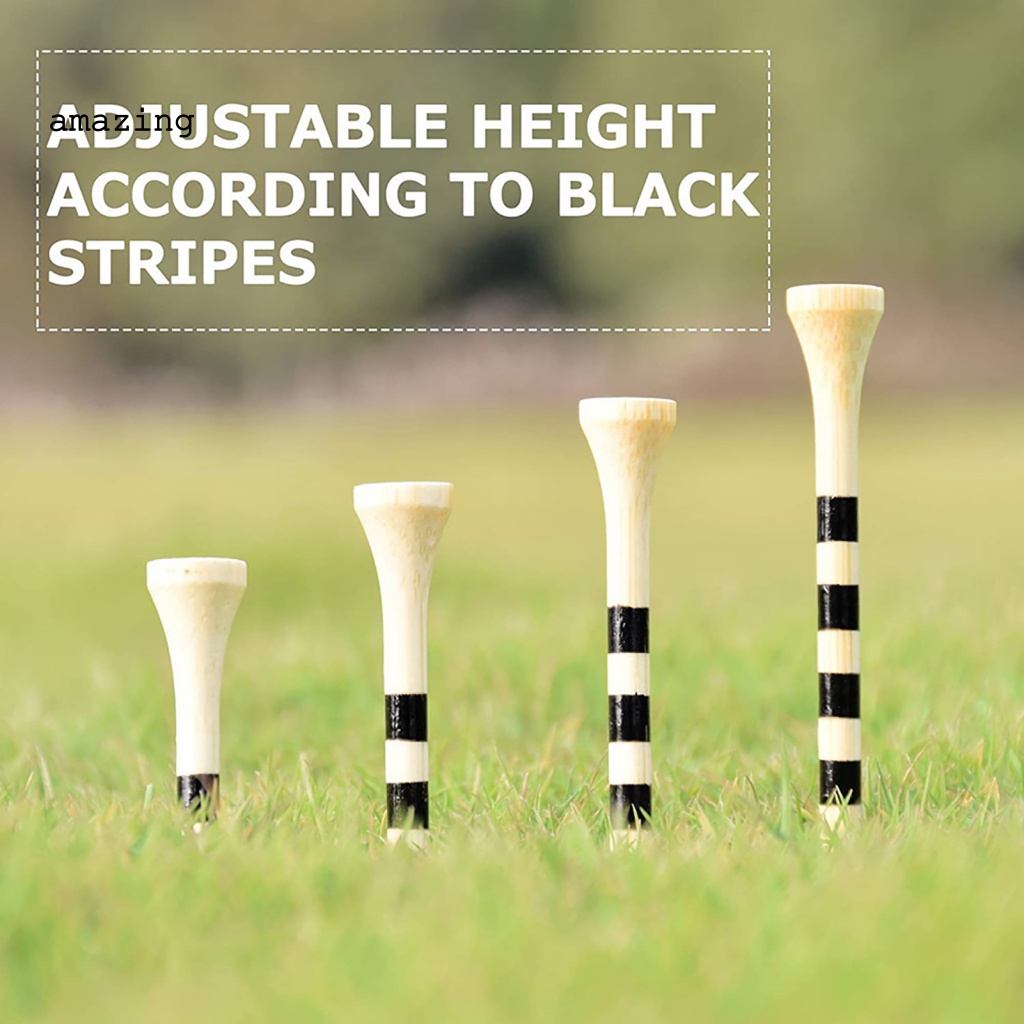 Bộ 100 Phụ Kiện Giữ Bóng Golf Bằng Gỗ Di Động Chắc Chắn Sturdy