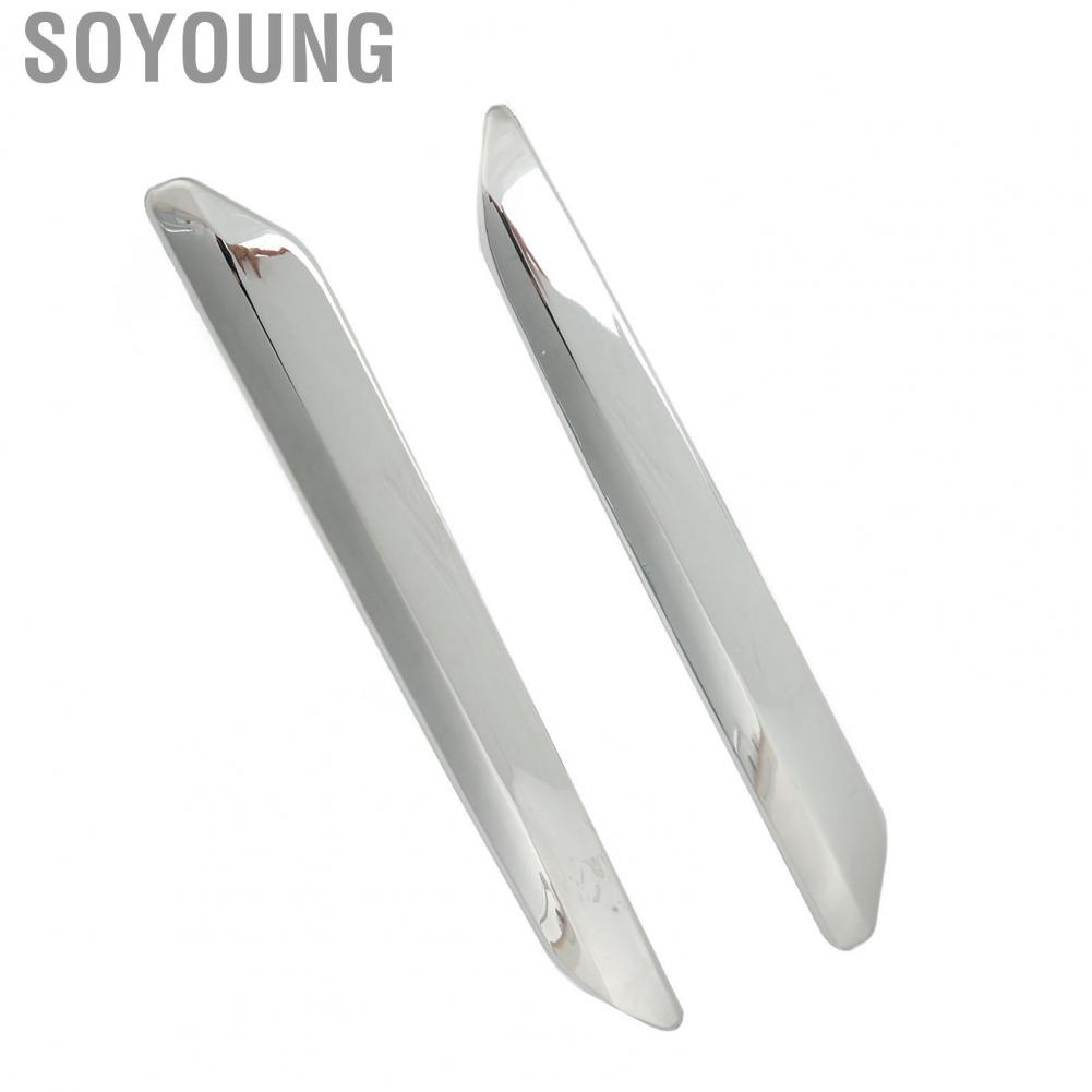 Soyoung Front Bumper Strip  Easy Installation Left Right  Collision Front Bumper Trim  for Car