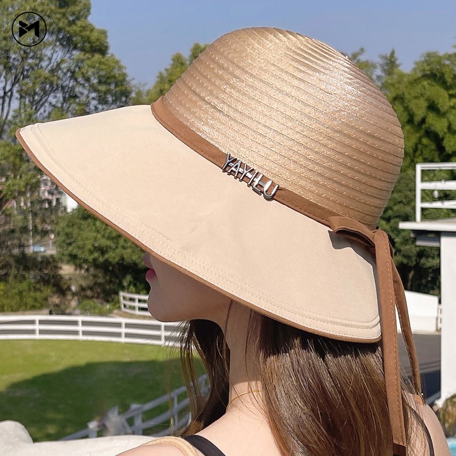 Nón Tai Bèo Vành Rộng Chống Nắng Có Dây Cột Che Nắng Mẫu Mới Năm 2023 Phong Cách Nhật Hàn Bảo Vệ Và Tia UV Dành Cho Bạn Nữ
