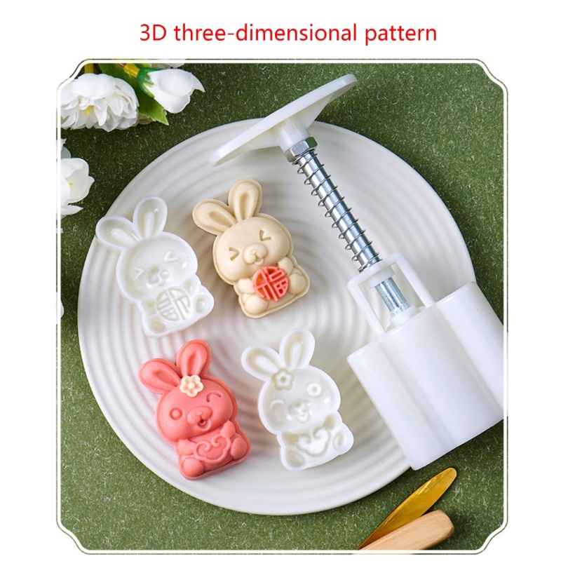 Khuôn Cắt Bánh Trung Thu Hình Thỏ 30g DIY