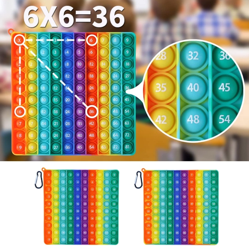 Hi Number Popp It Learning Multid Game Board Nhân Đồ chơi Fidget