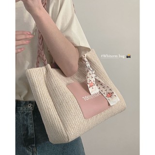 Túi Xách Đan Rơm Cỡ Lớn Thời Trang Cho Nữ