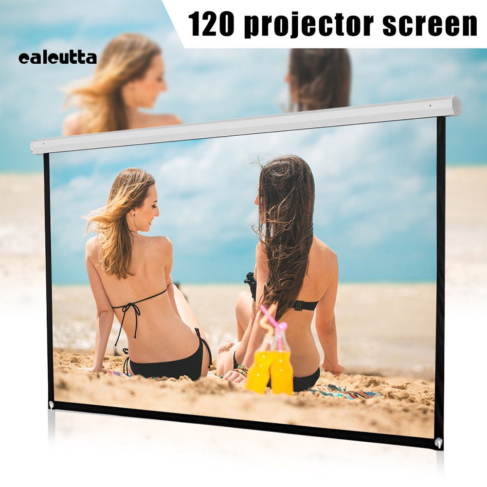 Màn Hình Máy Chiếu 60 / 72 / 84 / 100 / 120 Inch Có Thể Gập Lại