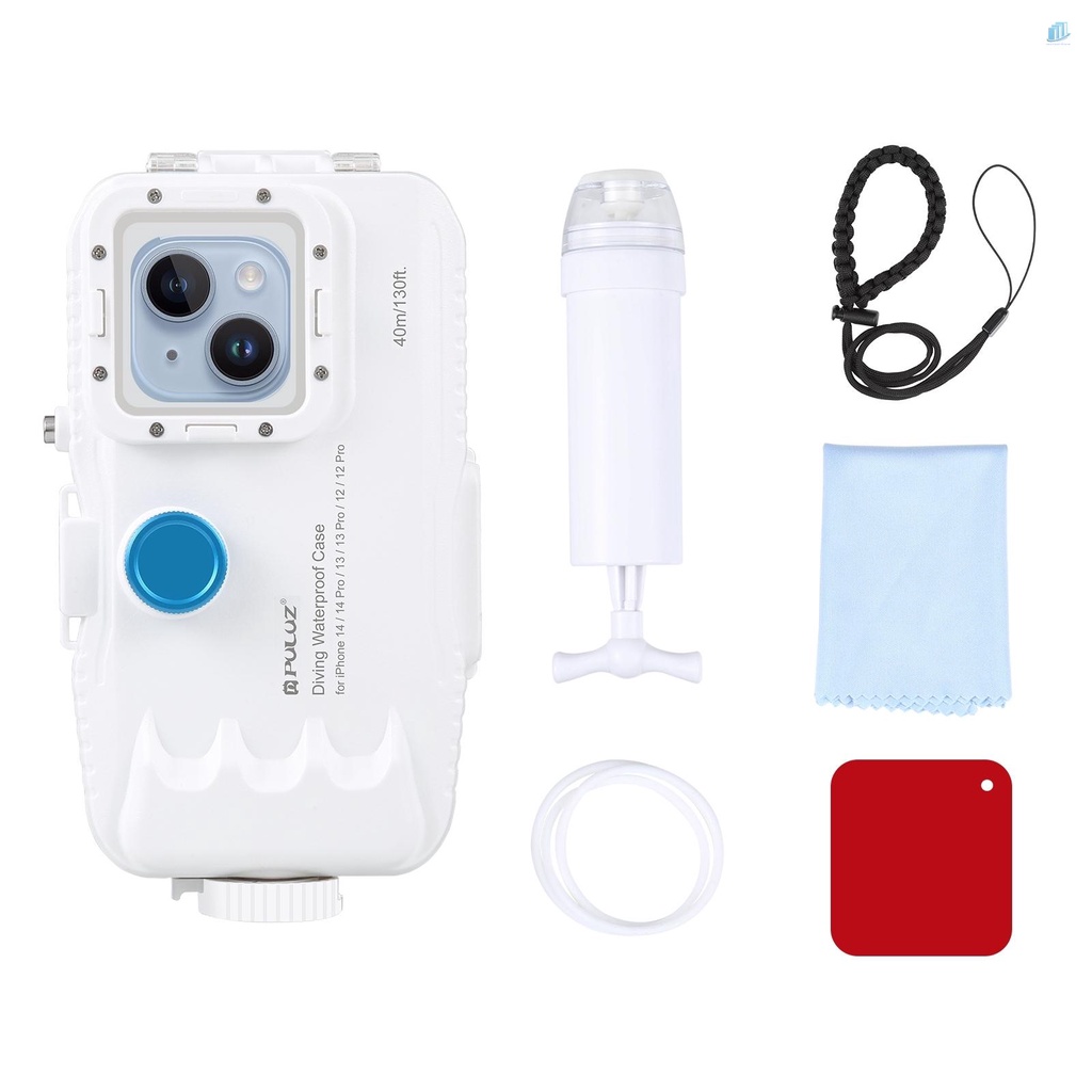 Ốp Điện Thoại + Vải + Bộ Lọc Màu Đỏ Chống Thấm Nước Cho smartwatchinone PULUZ 40M / 131ft 40M / 131ft