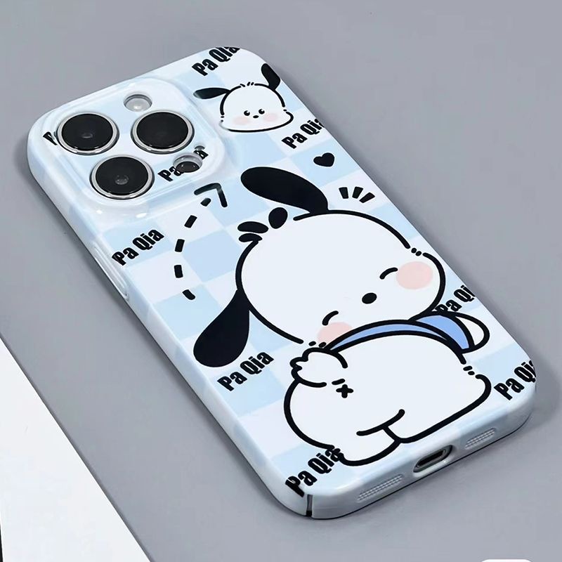 Ốp Điện Thoại Cứng In Hình Chú Chó Pacha Bảo Vệ Ống Kính Máy Ảnh Toàn Diện Cho iPhone13pro12 14Pro xr JWXV