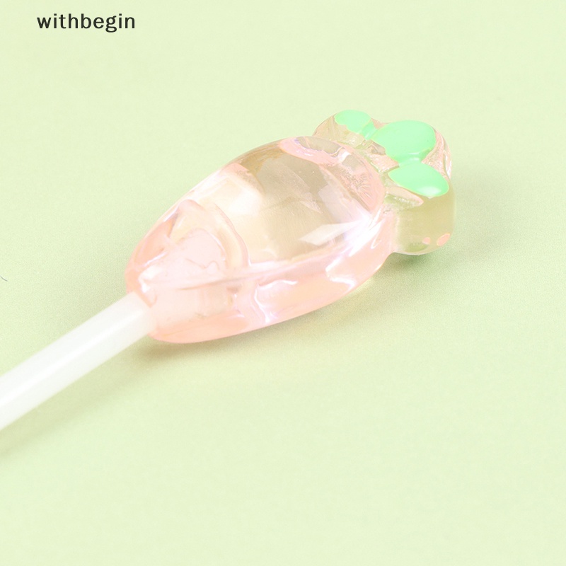 Set 5 Kẹo Mút Nhựa Resin Mini Trang Trí Cho Nhà Búp Bê