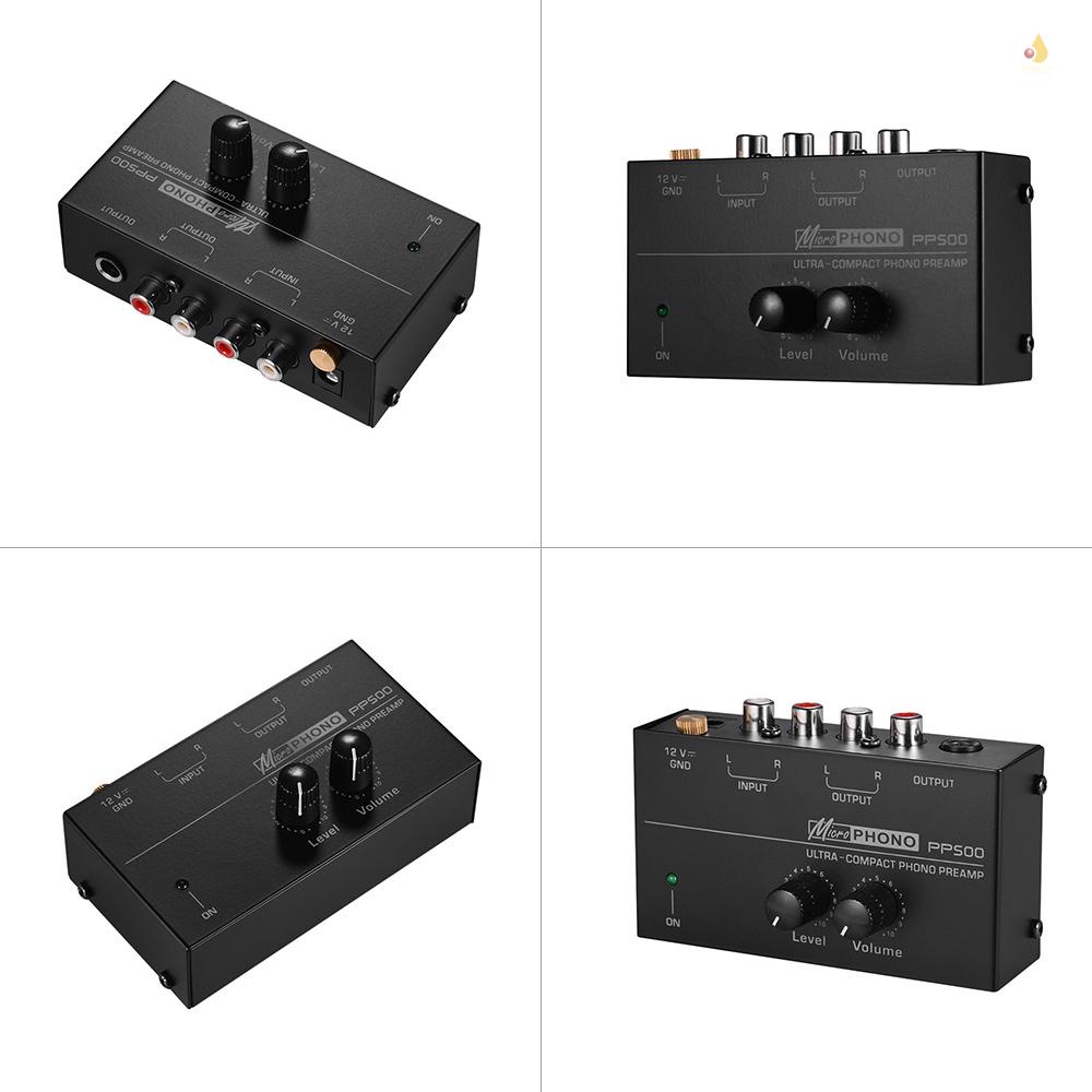 Bộ Dụng Cụ Hiệu Phono Preamp Prea Với Mức Độ Âm Lượng Và Điều Khiển Âm Lượng Đầu Vào &amp; Đầu Ra 1 / 44