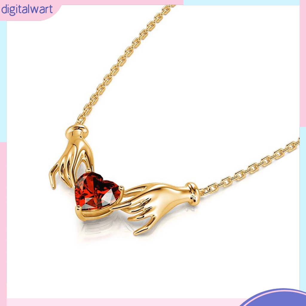 [IGT] Vòng cổ Mặt Hình Trái Tim Màu Sắc Tương Phản Cao Cấp Có Thể Điều Chỉnh