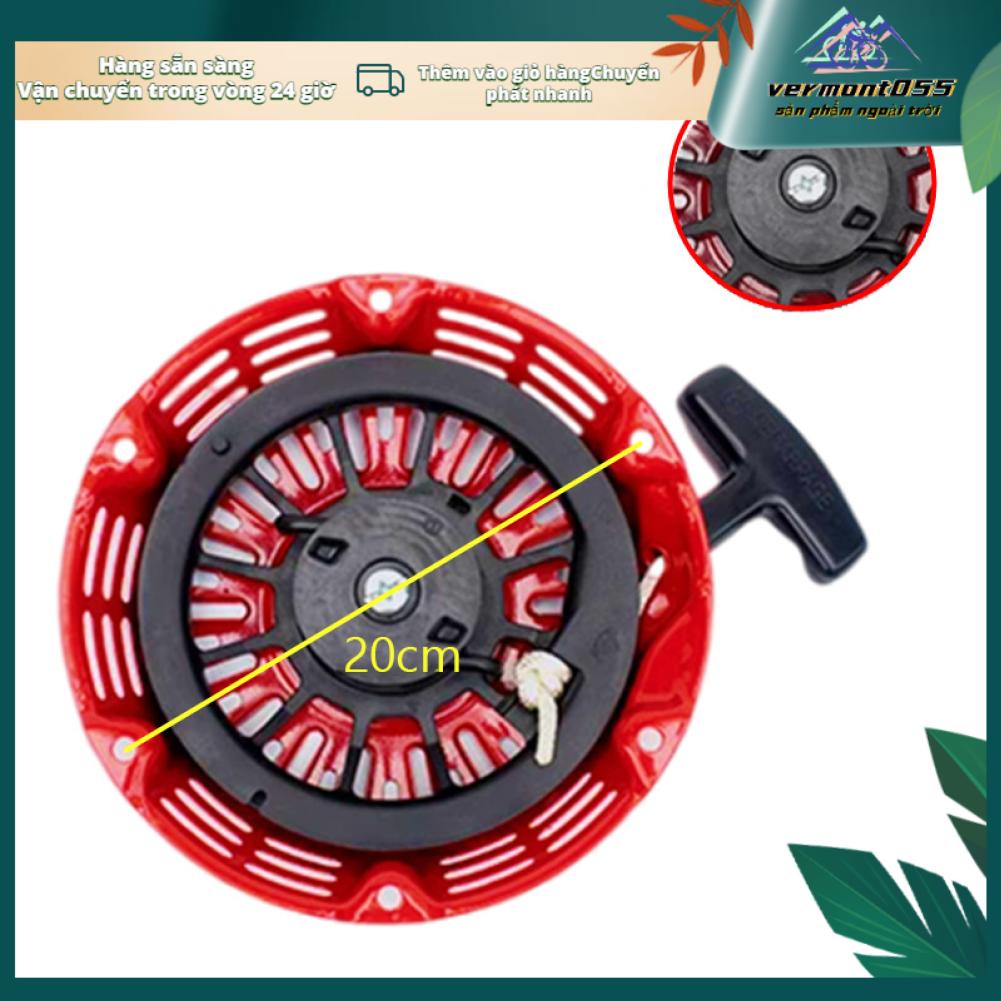 Vermont055 GX390 Red Pull Recoil Starter Lắp ráp Bộ khởi động giật nhẹ bằng nhựa cho ô tô