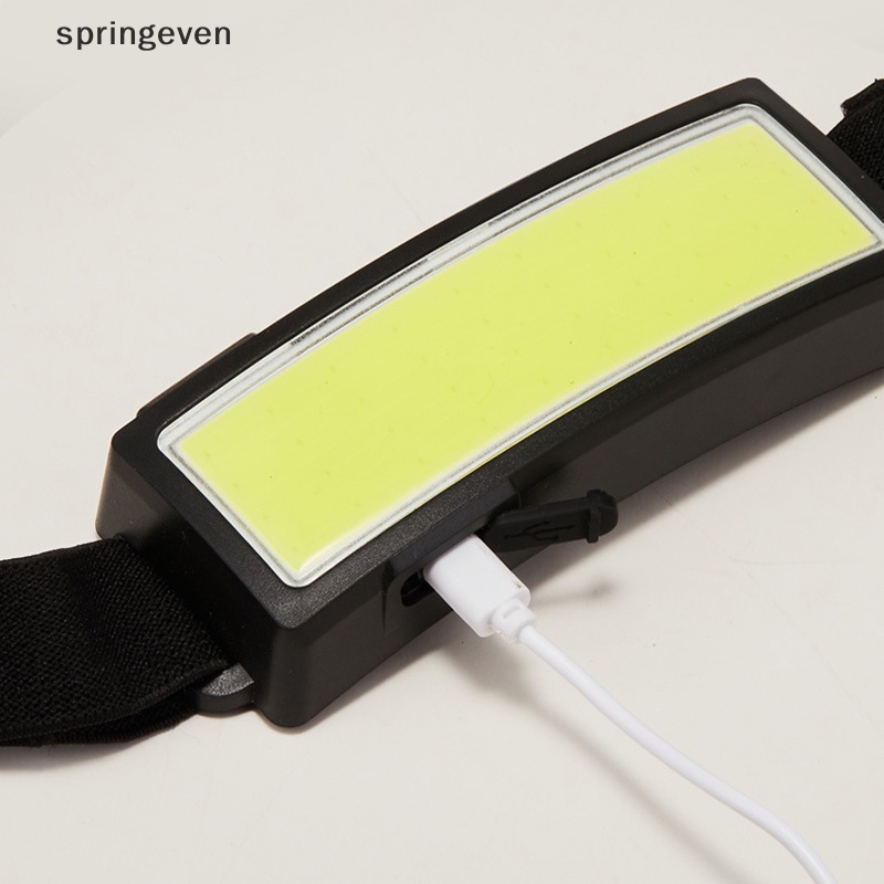 Đèn Pha LED Cob Đeo Đầu 1200mah Có Thể Sạc Lại Bằng Cổng USB