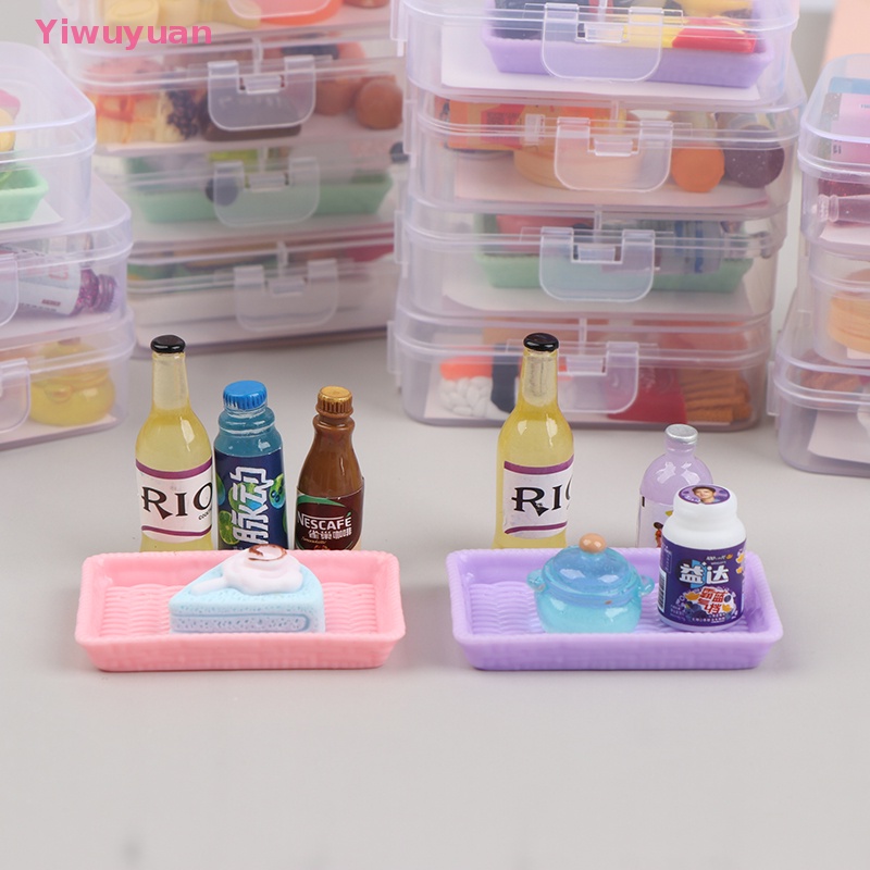 Bộ 5 Bình Uống Nước Mini Tỉ Lệ 1: 12 Trang Trí Nhà Búp Bê Mới