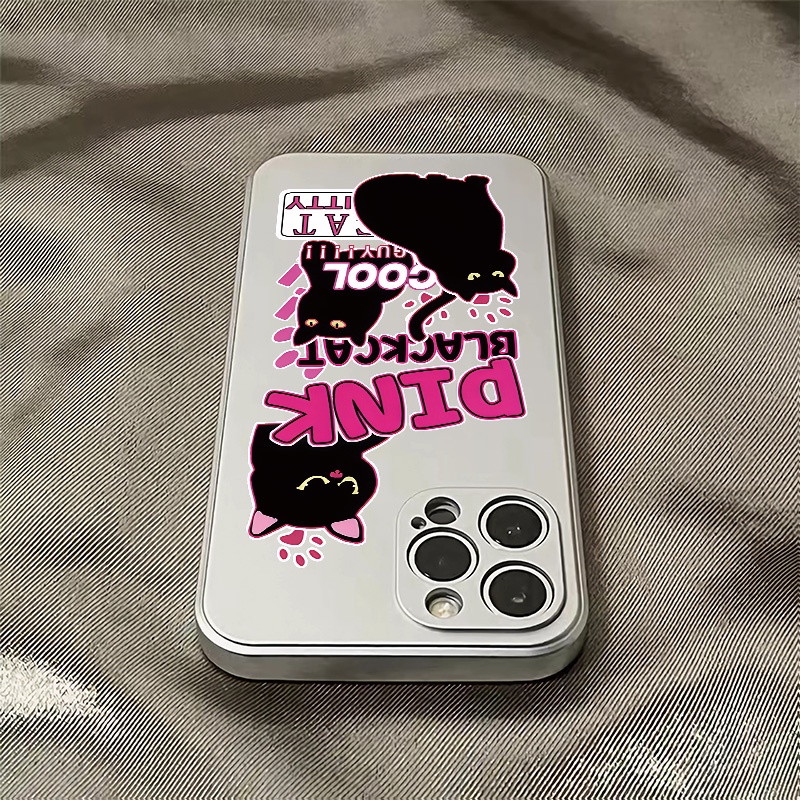 Ốp Điện Thoại Silicon TPU Mềm Mạ Điện Dễ Thương Chống Sốc Cho IPhone 11 14 13 12 Pro XS Max XR X 8 7 6S Plus