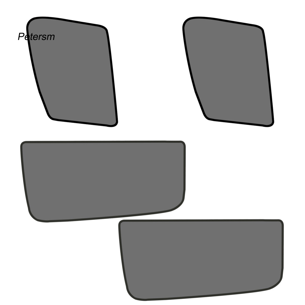 Bộ 4 Tấm Rèm Cửa Sổ Xe Hơi Bằng Nylon Có Nam Châm Cách Nhiệt Cho Mazda CX-5 KE 2012-2017