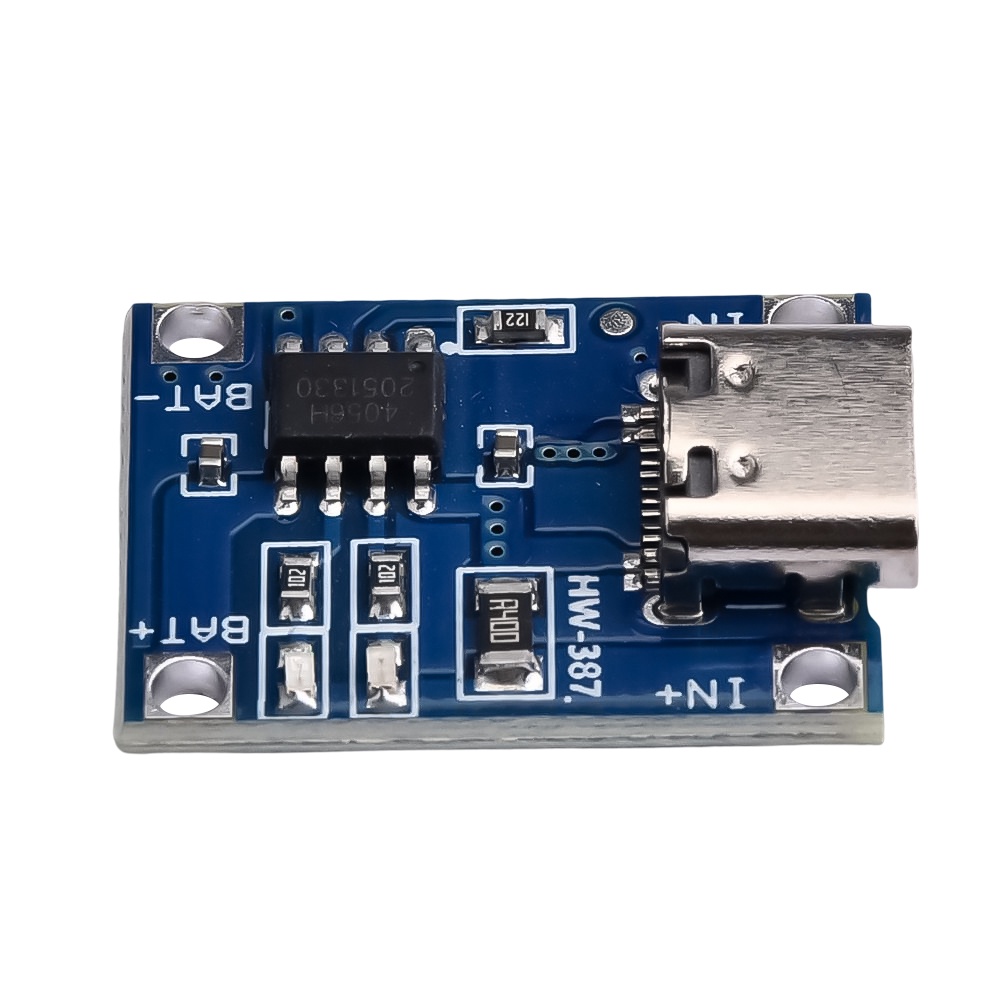 RIRIHI Bảng mạch sạc pin lithium 18650 TP4056 DC4.5V-5.5V chuyên dụng
