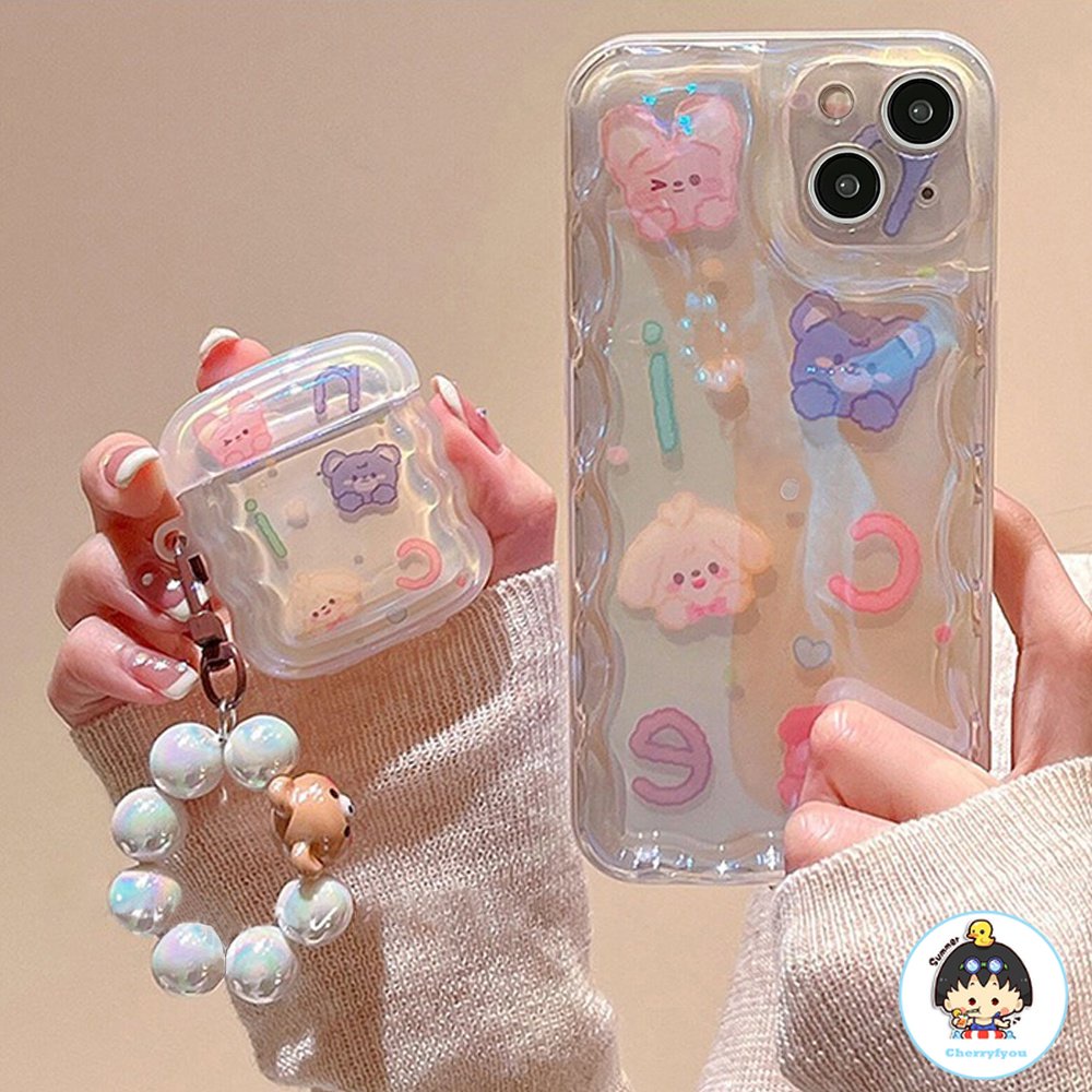 Ốp Điện Thoại TPU Mềm Blu-ray In Hình Thú Hoạt Hình Chống Rơi Cho IPhone 14 13 12 11 Pro Max 1 / 2 / 3 / Pro2