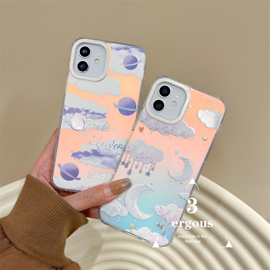 Ốp Điện Thoại Mềm Chống Sốc Màu Gradient Cho IPhone 14 13 12 11 Pro Max SE2020 X XR Xs Max 7 8 Plus