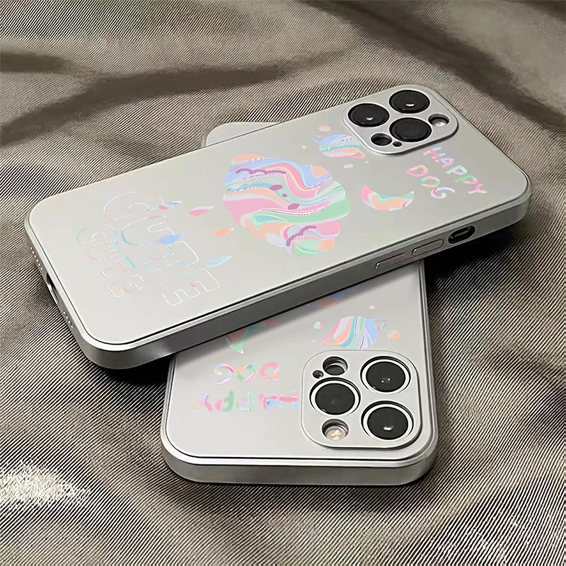 Ốp Điện Thoại Silicon TPU Mềm Mạ Điện Dễ Thương Chống Sốc Cho IPhone 11 14 13 12 Pro XS Max Casing XR X 8 7 6S Plus