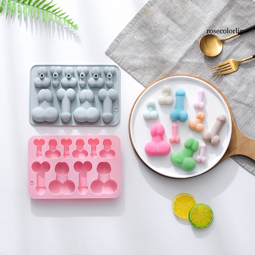 Khuôn Silicone 10 Ngăn Làm Bánh Chịu Nhiệt Chống Dính Chịu Nhiệt Nhanh Chóng Với 2 Kích Cỡ Khác Nhau