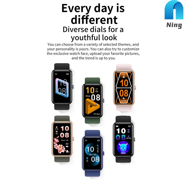 Đồng Hồ Thông Minh Đa Năng Ning L16pro Màn Hình Cảm Ứng 1.47 Inch Ip68 Và Phụ Kiện