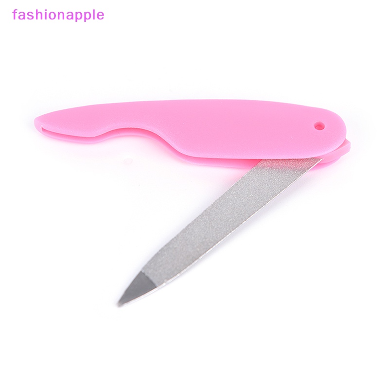 1 Cây Dũa Móng Tay Bằng Thép Không Gỉ Có Thể Gập Lại