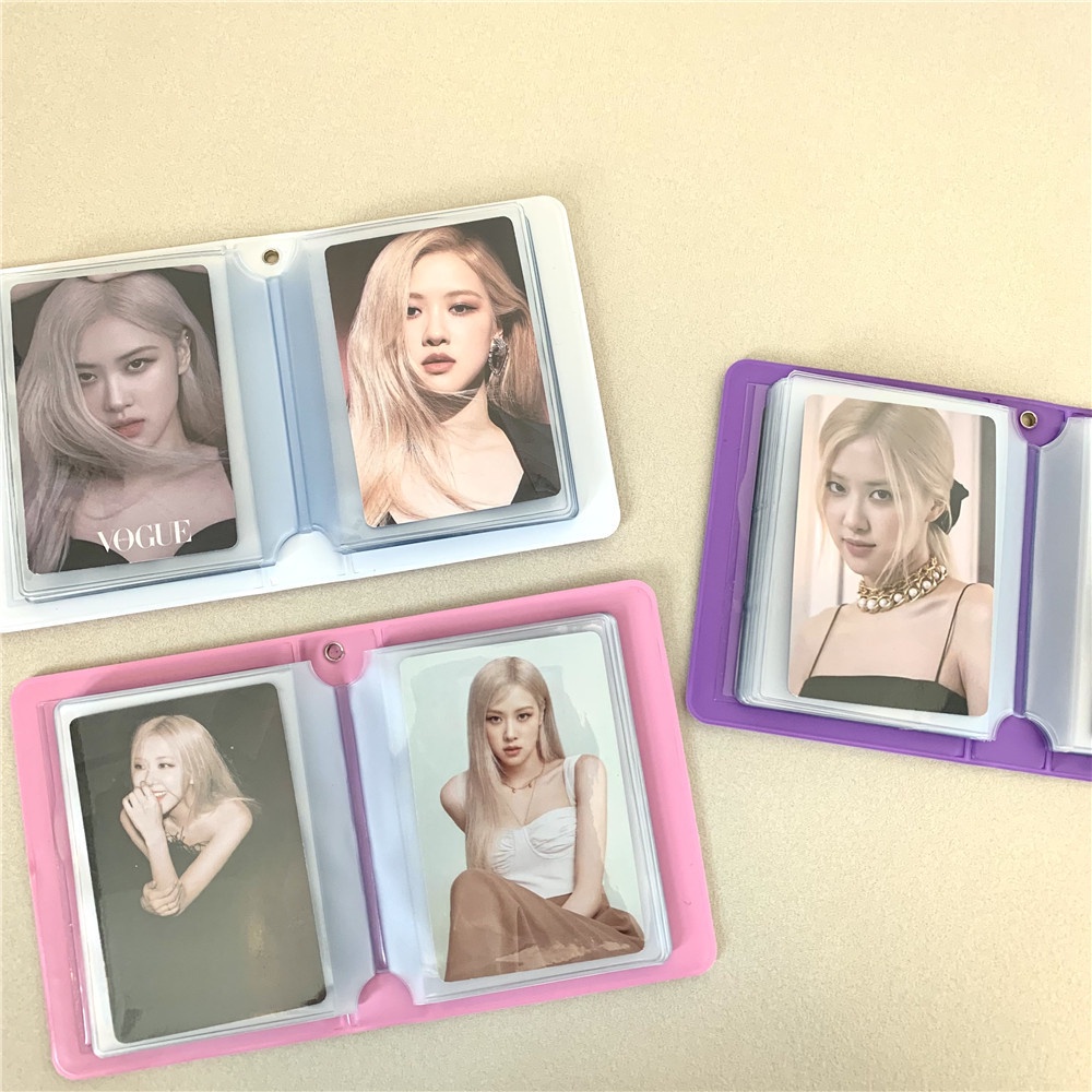 3 Inch Ins Photo Album Idol photo collection Cute Bear Starry Sky 40 Pocket PVC Photocard Collect Book In Stock New Arrival YM Cheap CX