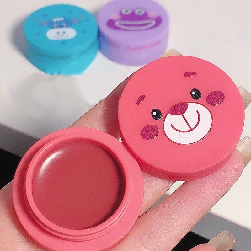 Son Môi Chất Nhung Lì Chống Thấm Nước Lâu Trôi Thiết Kế Hình Động Vật Dễ Thương