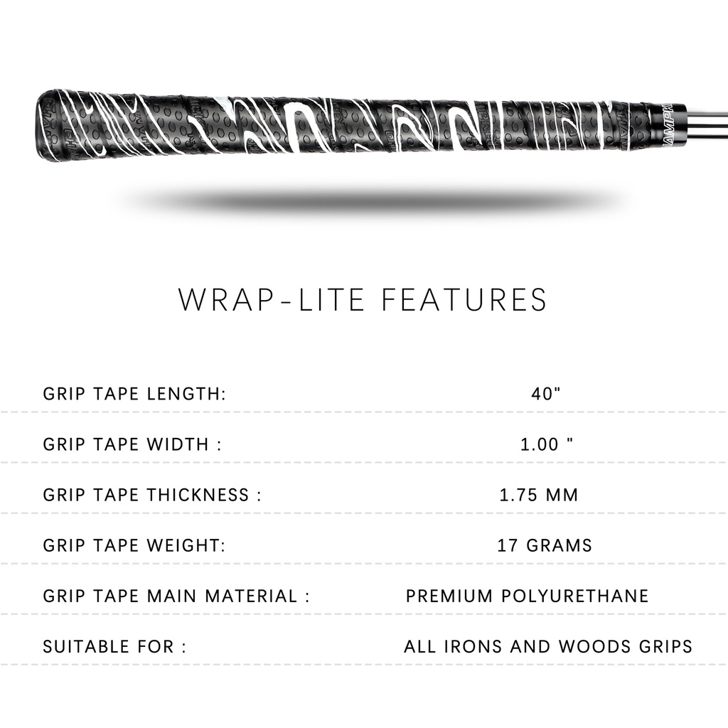 Bộ 6 Cuộn Băng Quấn Tay Cầm Gậy Đánh golf Họa Tiết Rằn Ri Chống Trượt / Thấm Nước / Chống Mài Mòn Mềm Mại / Chống Mài Mòn