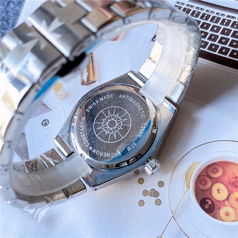 Đồng Hồ quartz Nam Hiển Thị Ngày 40mm Dây Thép Không Gỉ Phong Cách Doanh Nhân