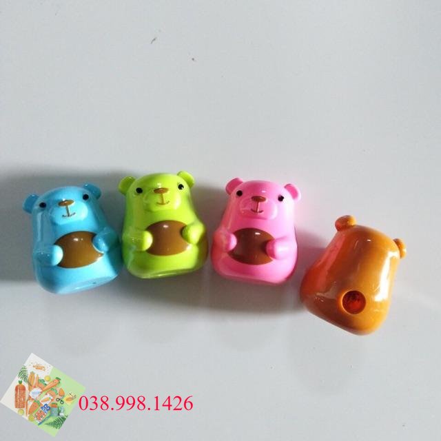 Gọt bút chì gỗ hình gấu 384 _DCG