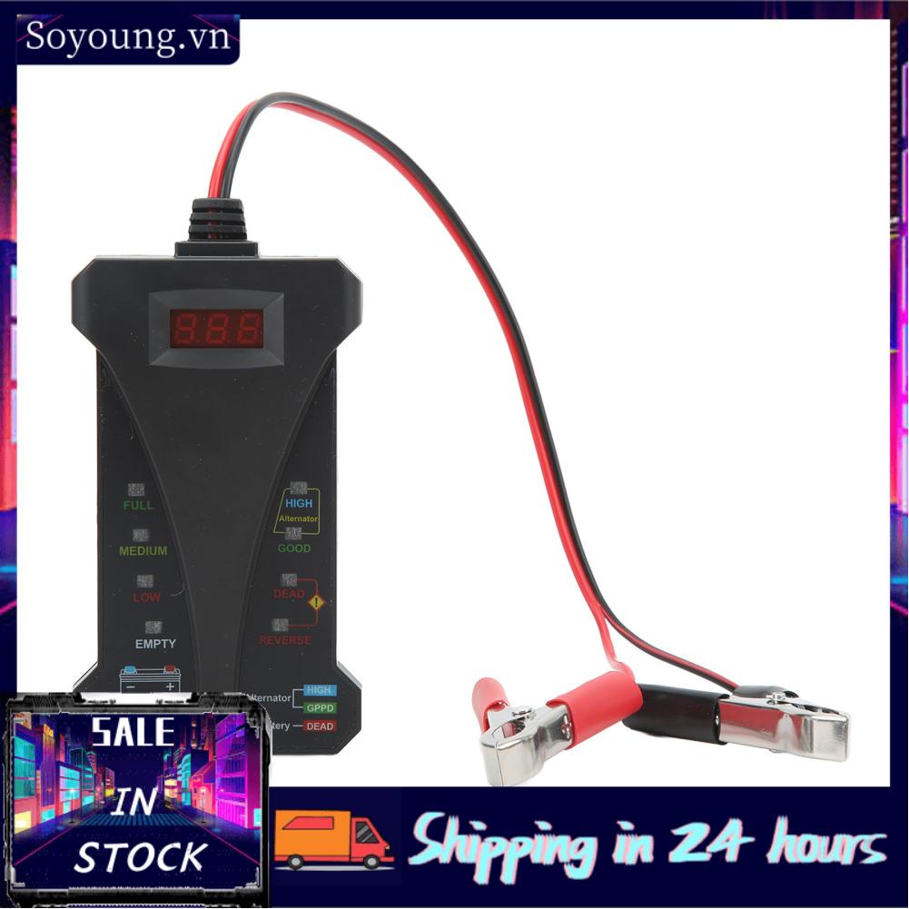 Soyoung  Tester Automobile Analyzer Over Voltage Protection 4V-20V Range High Accuracy for 12V Car
