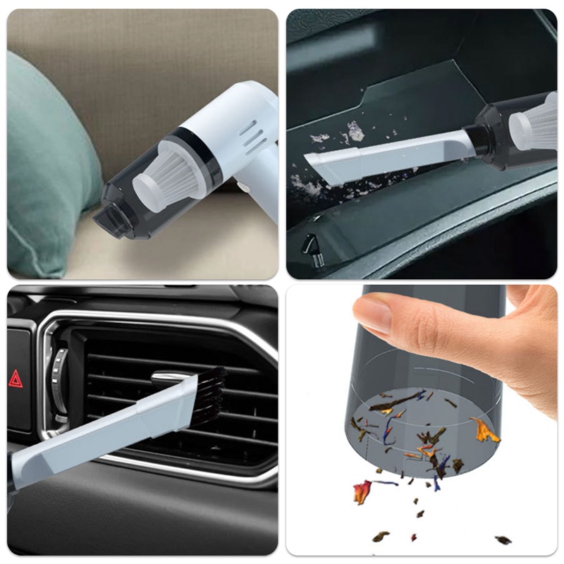 Máy Hút Bụi Cầm Tay Công Suất Cao Có Thể Sạc Lại Tiện Dụng