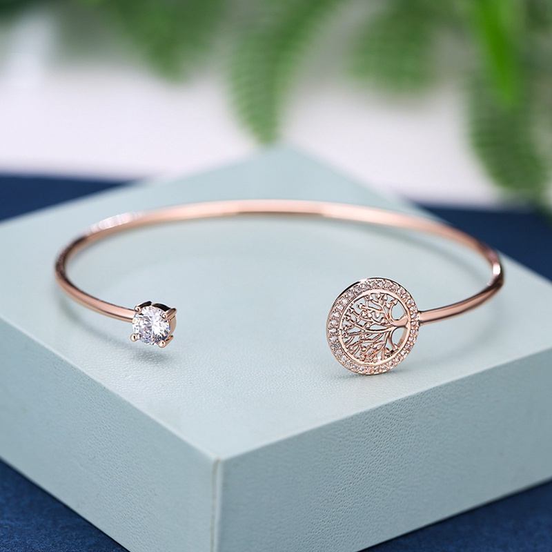 Margot Vòng Tay Đính Đá Zircon Trắng Dễ Thương Có Thể Điều Chỉnh Cho Nữ