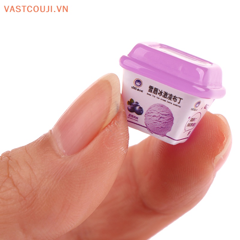 Set 5 Mô Hình Kem VASTJI Dùng Để Trang Trí Nhà Búp Bê