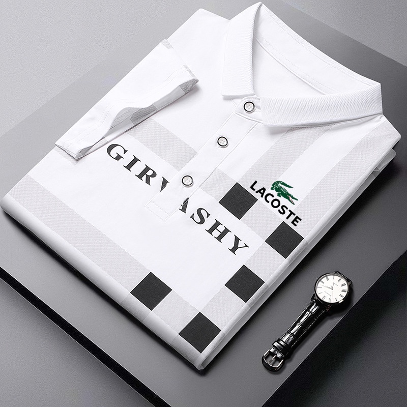 Hàng Có Sẵn! Hàng Có Sẵn! Áo polo Chất Liệu Polyester Thời Trang Cho Nam Nữ LAC0STE