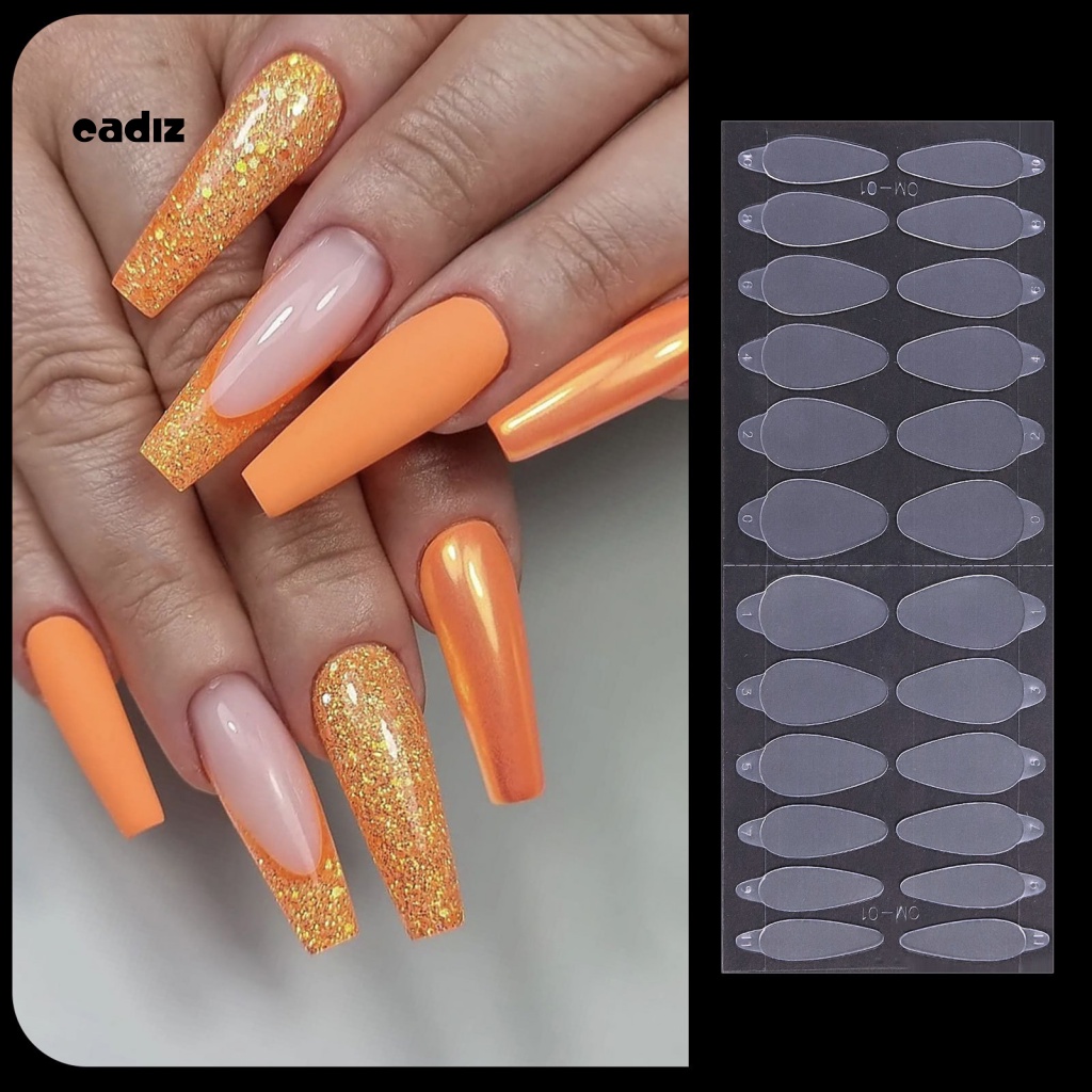 Set 24 Khuôn Làm Móng Nghệ Thuật DIY Thông Dụng Cho Gia Đình