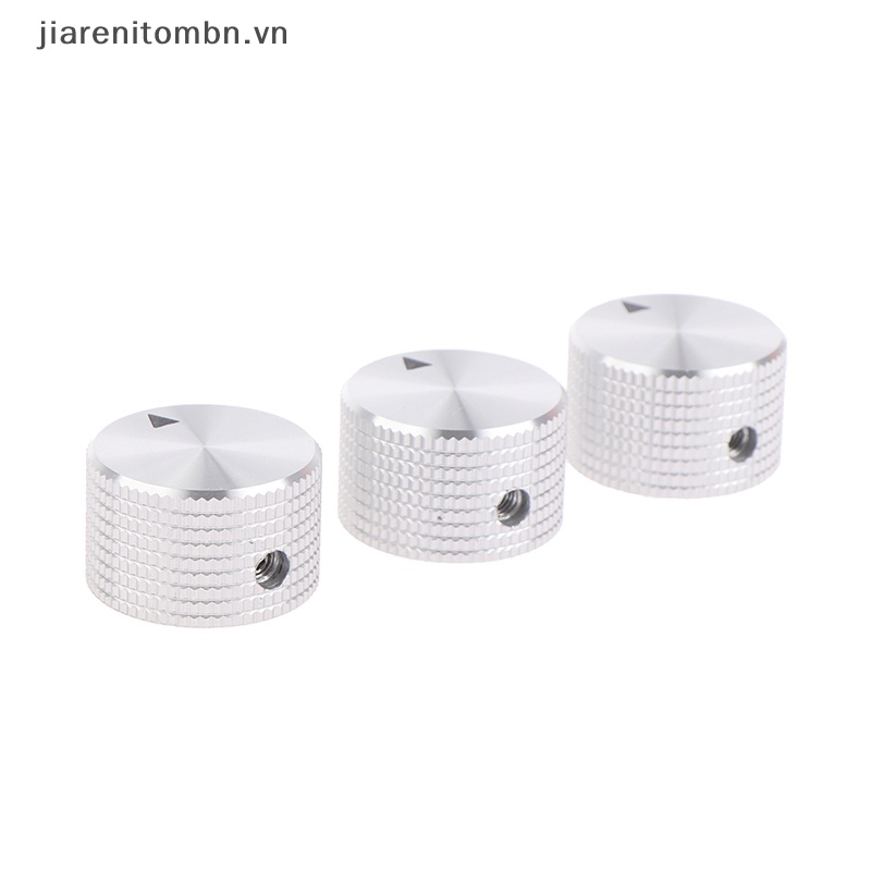 Núm Vặn Điều Chỉnh Âm Lượng Bằng Nhôm Màu Bạc 6MM 25MM * 15MM vn
