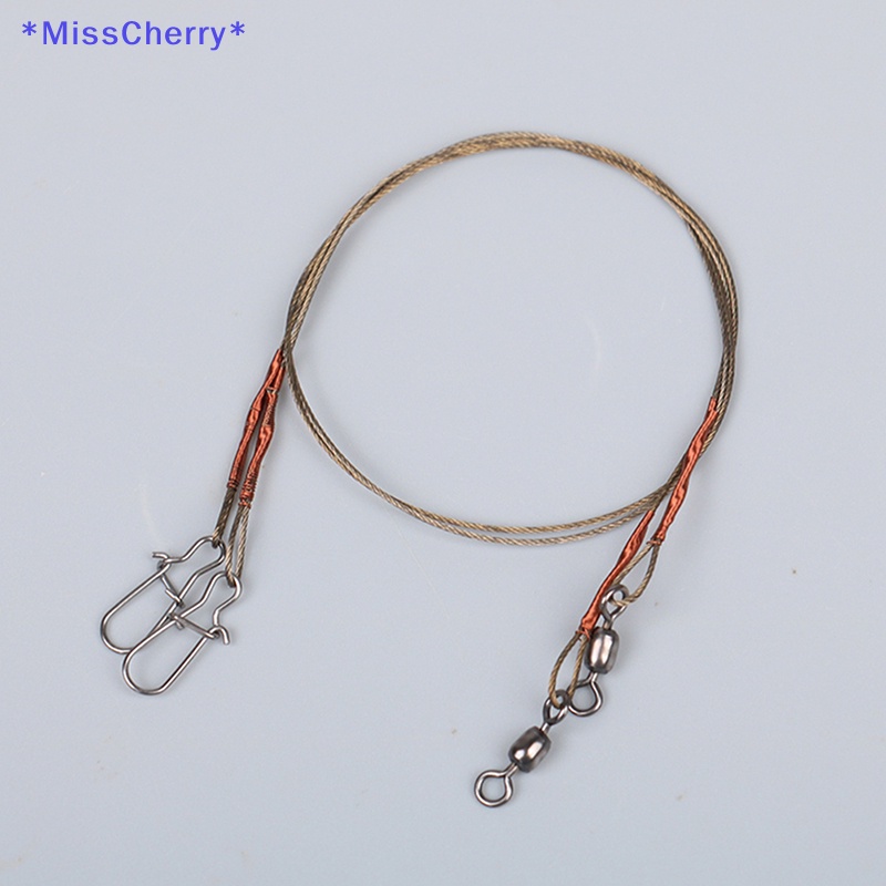 Set 2 Dây Thép Titan Chống Xoắn Dây Câu Cá Chuyên Dụng Mới