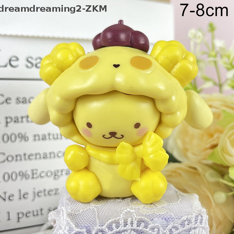 [Dreaming] Bộ 6 Mô Hình Nhân Vật Cinnamoroll Kuromi KT Mini Bằng Pvc