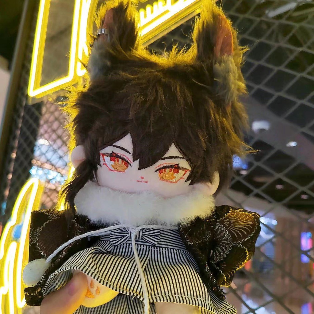 Búp Bê Nhồi Bông 20cm Hình Nhân Vật Anime Zhongli
