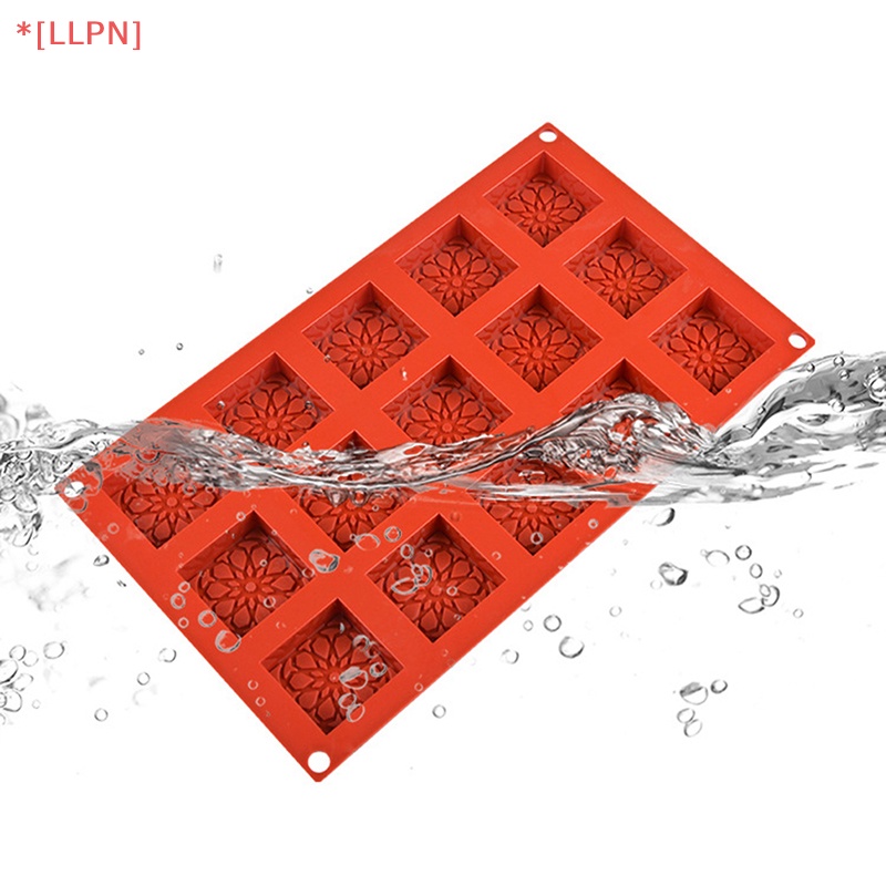 Khuôn Silicone Làm Bánh 15 Ô Hình Bông Hoa