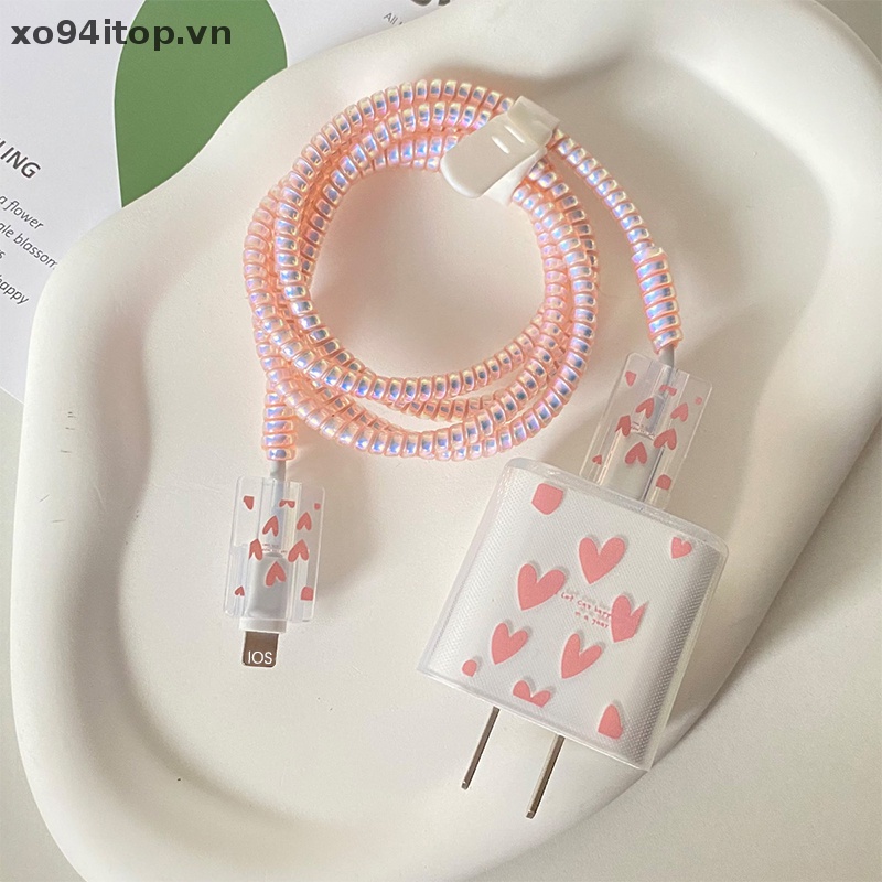 1 Bộ Phụ Kiện Bảo Vệ Dây Cáp Sạc 18W / 20W