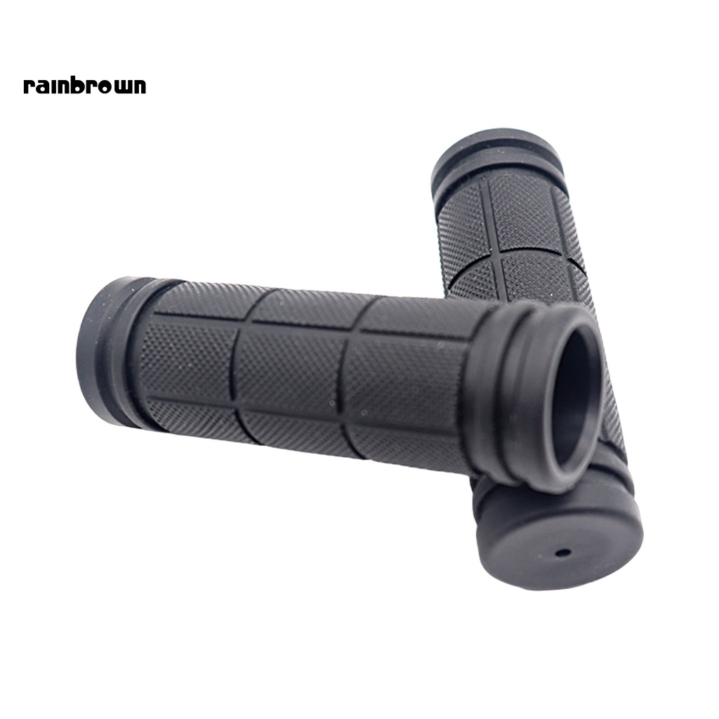 1 Cặp Vỏ Bọc Tay Lái Xe Đạp Một Mặt Bằng Cao Su Chống Sốc Chống Bụi Chống Trượt