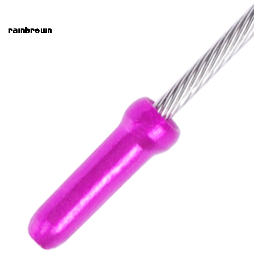 Set 50 Nắp Đậy Dây Phanh Xe Đạp Bằng Nhôm