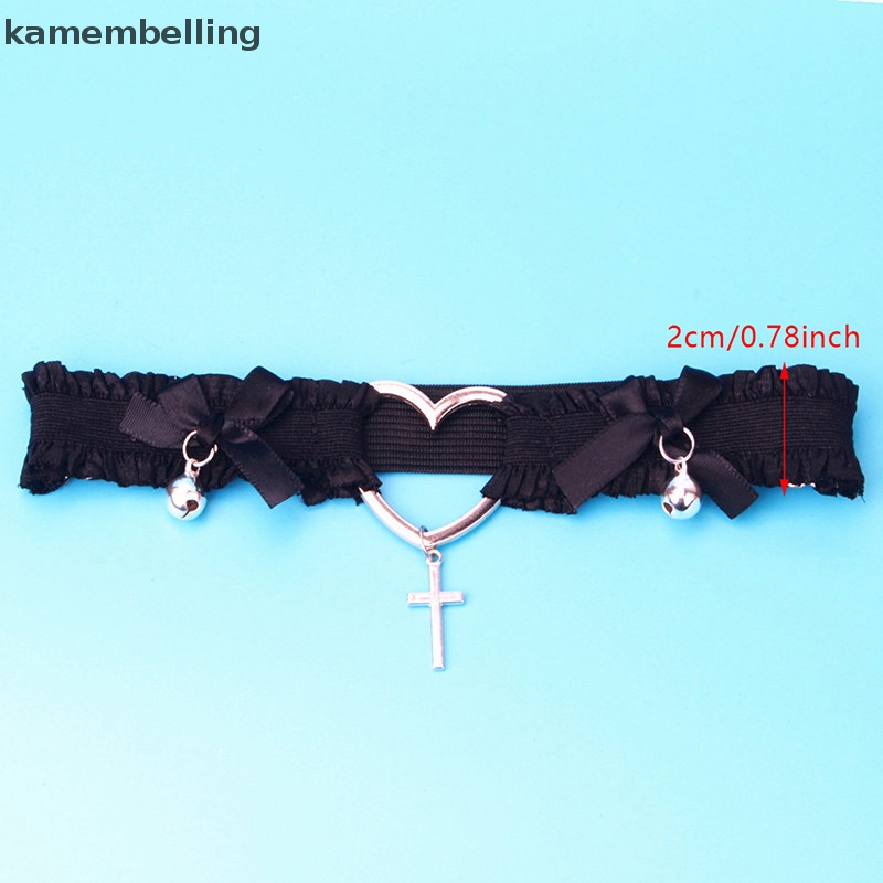 Kamembelling Đai Nịt Bít Tất Ren Co Giãn Đính Nơ Phong Cách Lolita