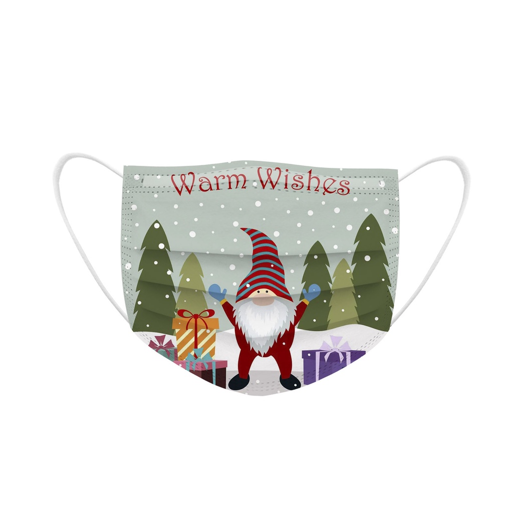 Khẩu Trang In Họa Tiết Hoạt Hình Anime Dùng Một Lần Dành Cho Cặp Đôi