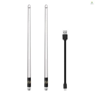 Cặp dùi trống 15 màu có đèn phát sáng dành cho nhạc cụ jazz
