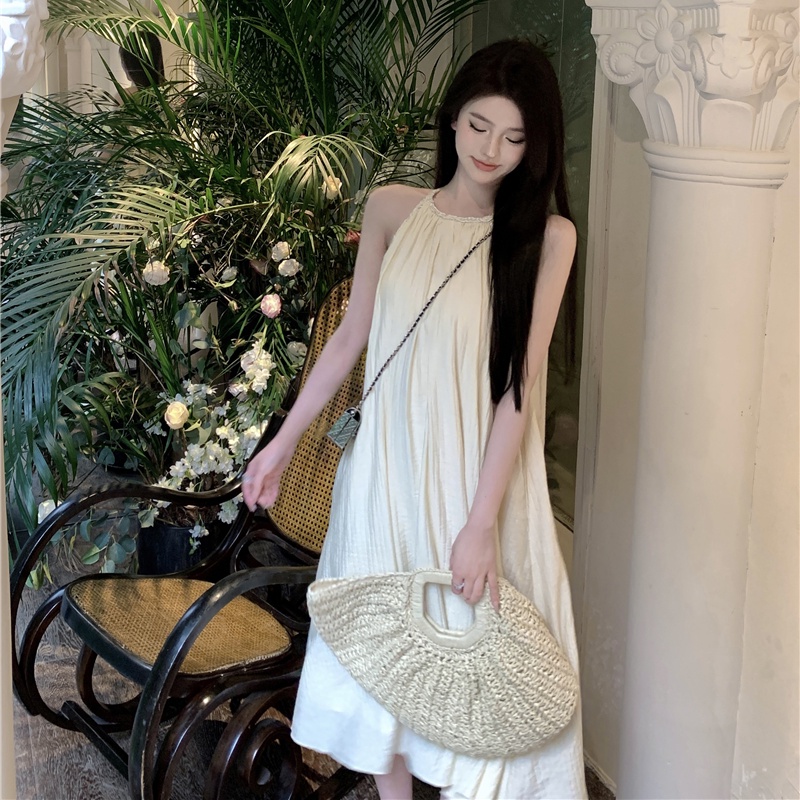 Đầm Dự Tiệc Cổ Tròn Dáng Rộng Thiết Kế Sang Trọng Cho Nữ