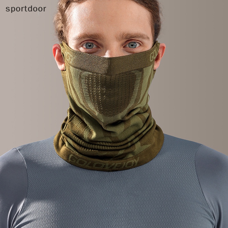[sportoutdoor] Khẩu Trang Che Phủ Cổ Giữ Ấm Đi Xe Đạp Trượt Tuyết Đi Bộ Đường Dài Thoáng Khí In Họa Tiết Mùa Đông [out]
